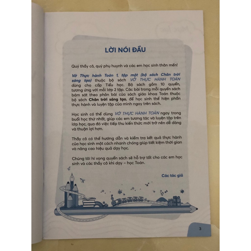 Sách - Vở Thực Hành Toán Lớp 1 - Tập 1
