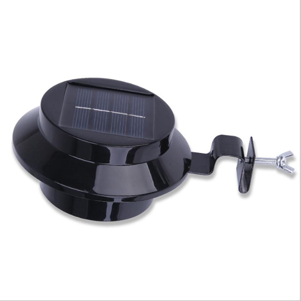 2pcs Solar Power Door Fence Lights LED Lamp Outdoor Garden Security Light