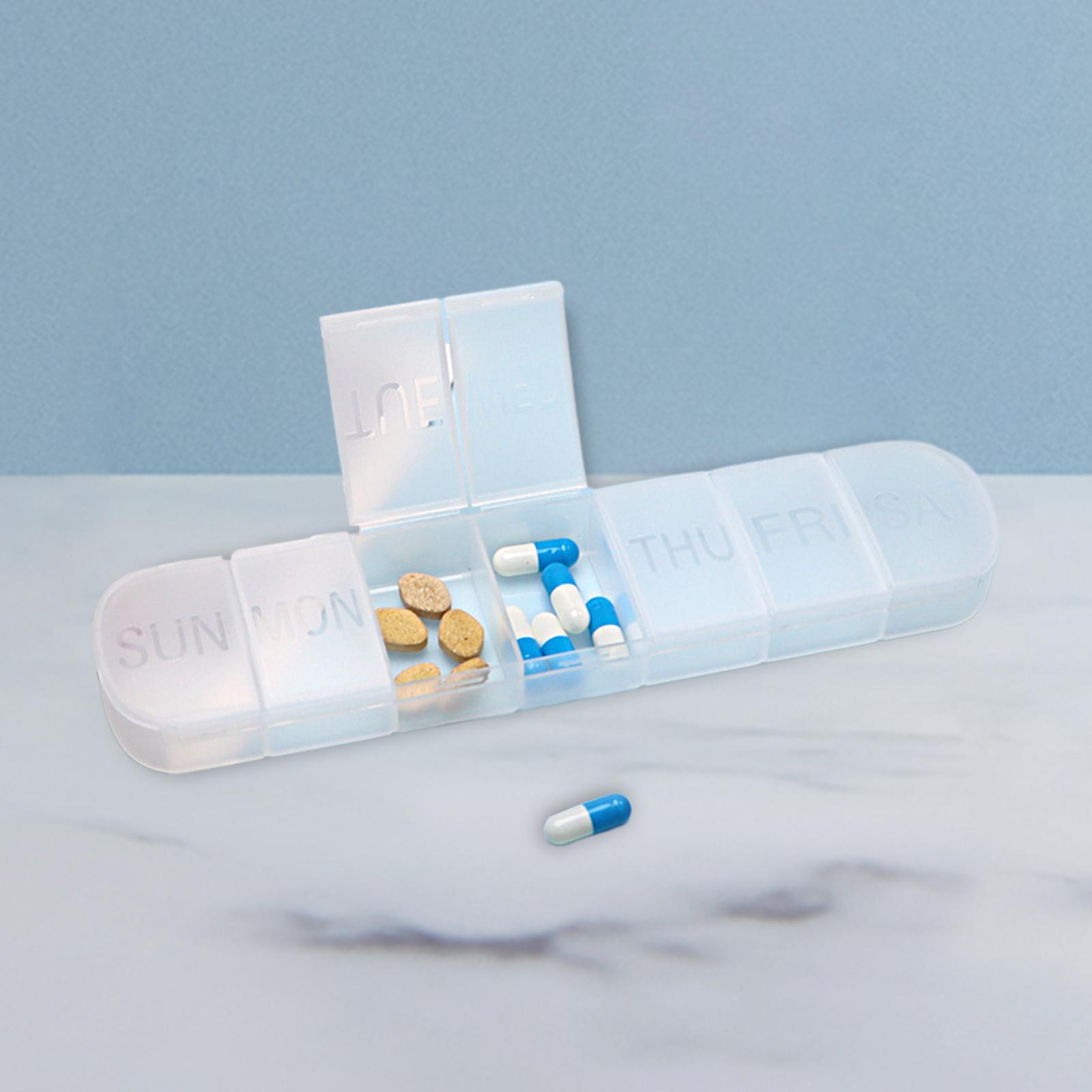 Weekly  Organizer  Case Portable  Holder Storage Case Travel  Box for Backpacking Daily Outdoor Travel