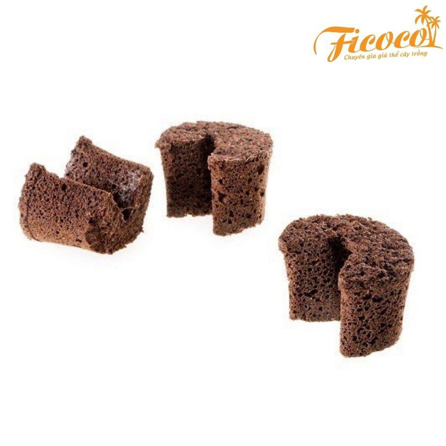 10 viên mút xốp hữu cơ - FICOCO - ươm kei lan, cây trồng
