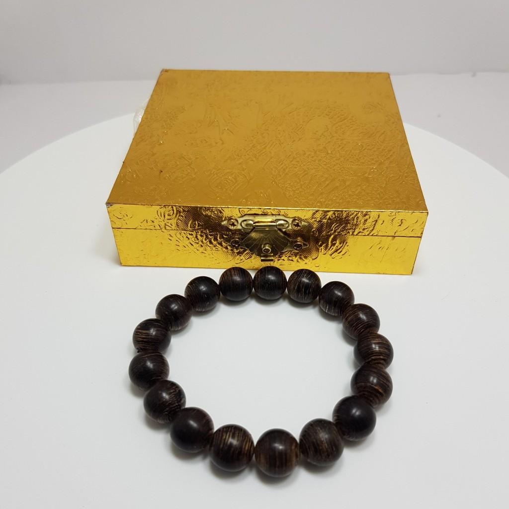 Vòng tay trầm hương️ PHONG THỦY ️ sánh chìm nước hạt tròn 10,12 ly