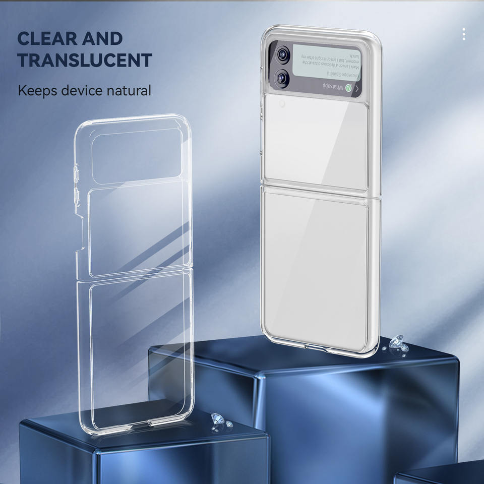 Ốp lưng chống sốc trong suốt cho Samsung Galaxy Z Flip 4 hiệu Likgus Crashproof giúp chống chịu mọi va đập - hàng nhập khẩu