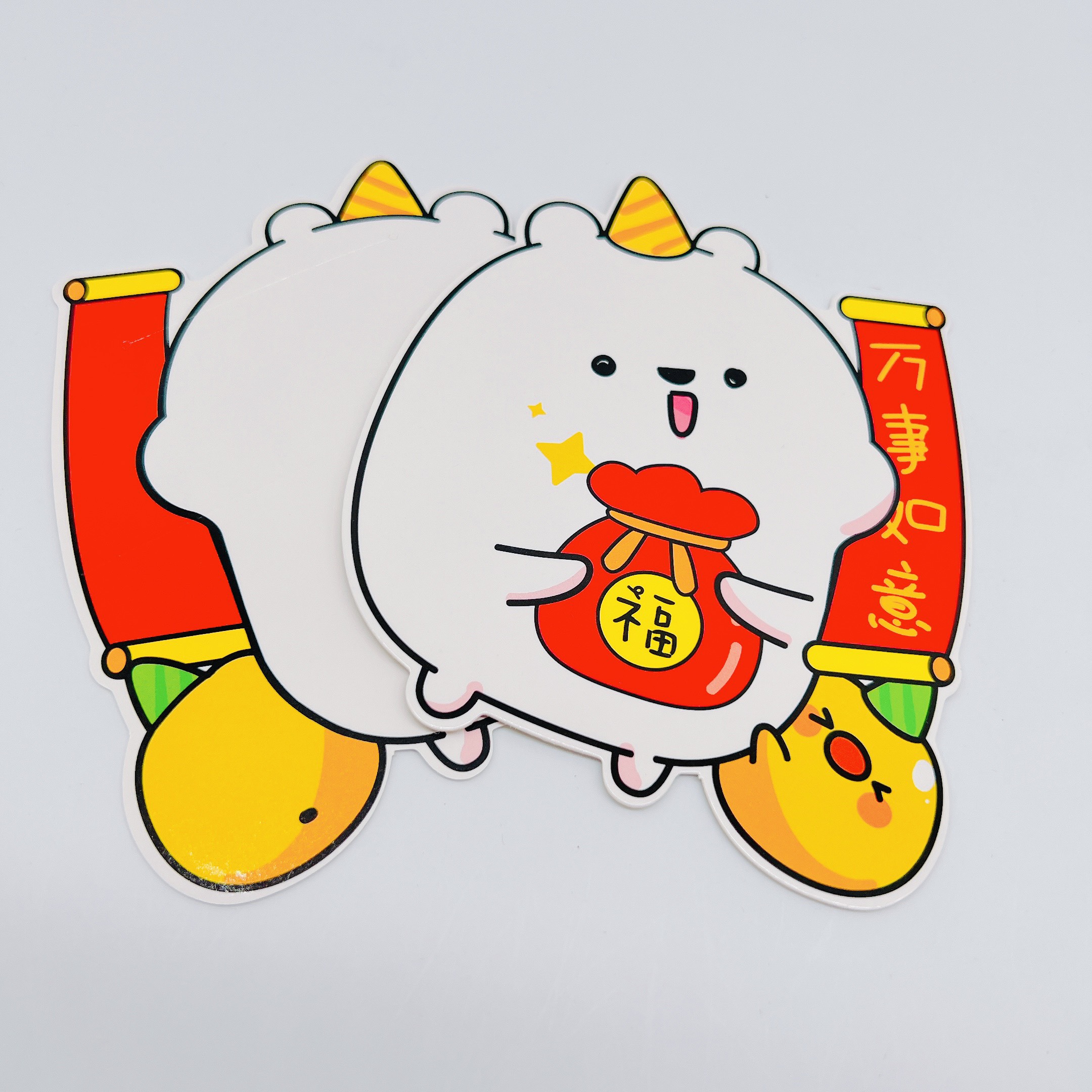 BAO LÌ XÌ CHIBI ngộ nghĩnh GIẤY BÓNG &amp; LỤA DÀY nhiều mẫu ( 1 bao )