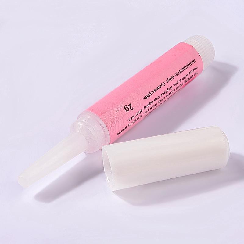 Bộ 10 lọ keo dán móng giả acrylic/ đá có độ bám dính mạnh 2g