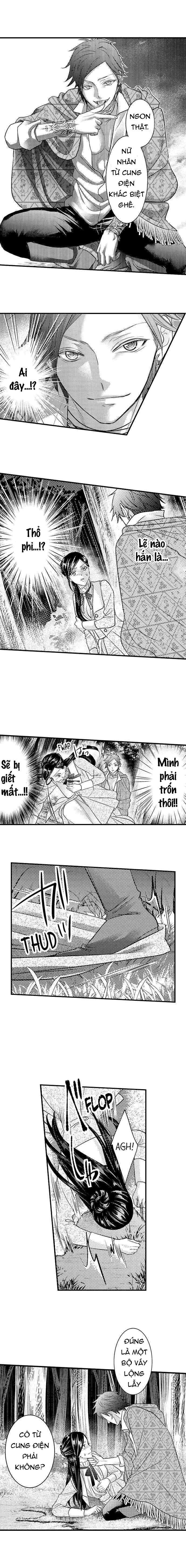 chuyển sinh vào thế giới khác ~ nếu muốn trở thành nữ hoàng hãy tìm cách để được hoàng đế sủng ái vào ban đêm chapter 22.2 4