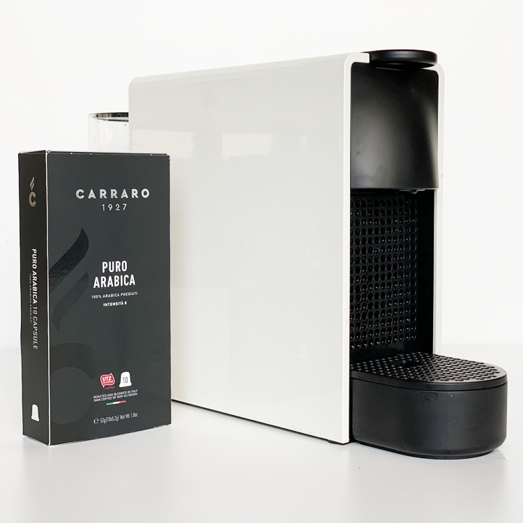 Cà Phê Viên Nén Carraro BRASILE Aluminum Mới - 10 viên - Tương thích với máy capsule Nespresso