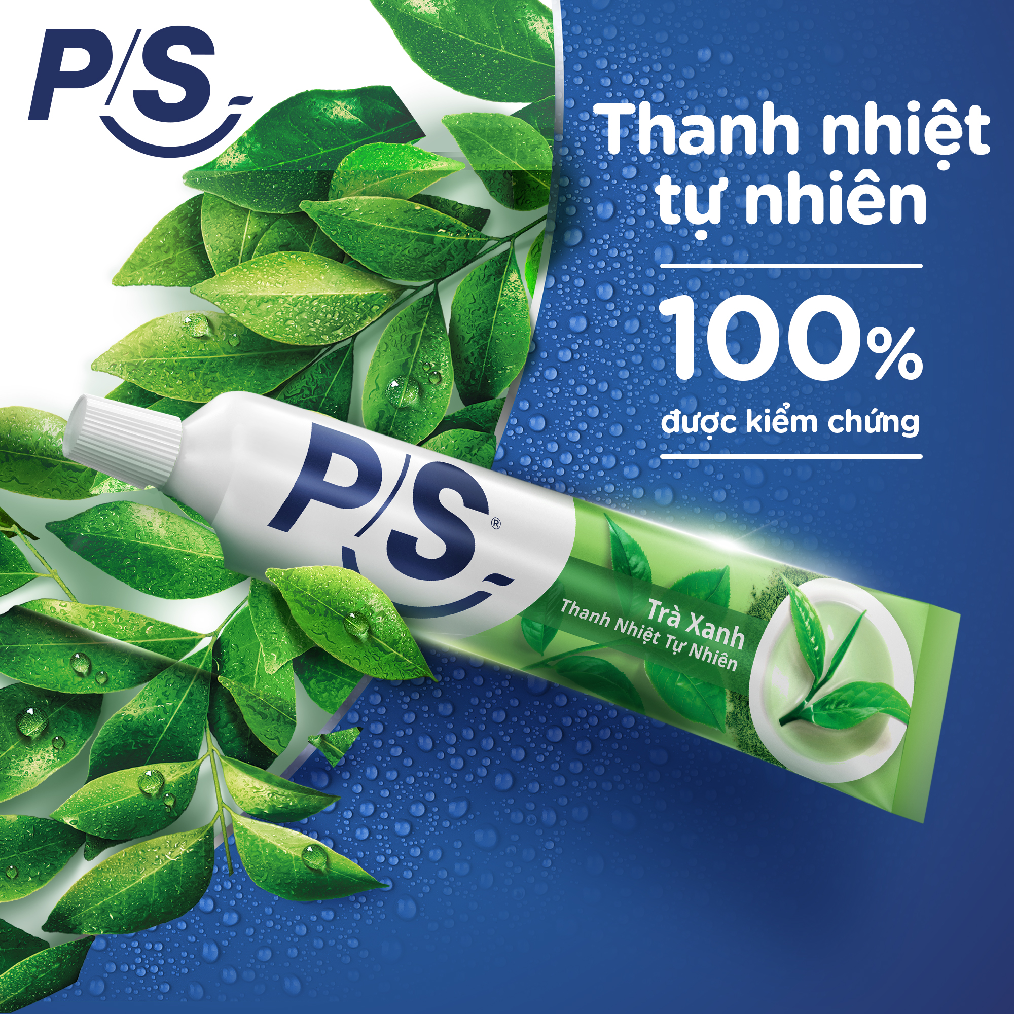 Bộ 3 Kem đánh răng P/S Trà Xanh 230g