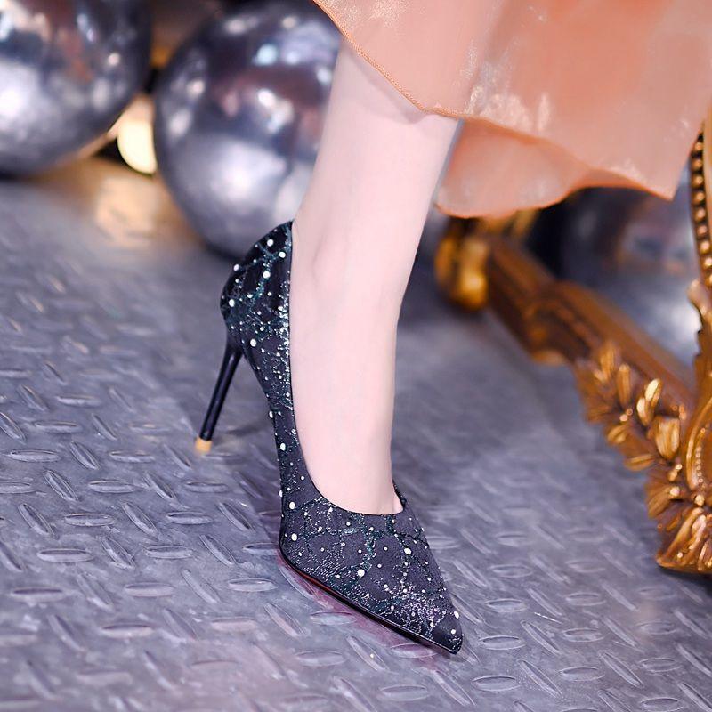 Giày cao gót mũi nhọn phong cách người nổi tiếng mới thời trang hè thu dành cho bạn nữ 2021