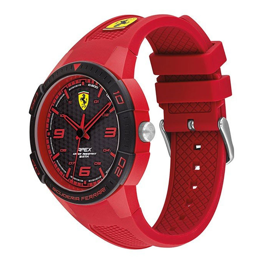 Đồng Hồ Ferrari Nam Dây Cao Su Quartz 0830748