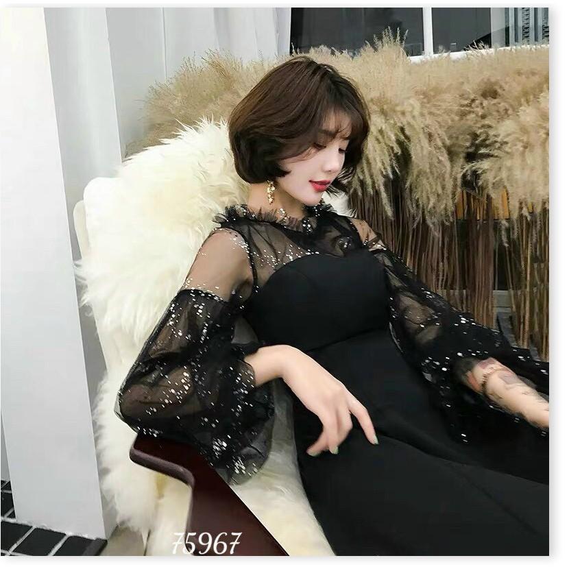 ĐẦM LỤA VOAN TAY LỠ CỰC XINH , DÀNH CHO DỰ TIỆC , HOẶC ĐI CHƠI