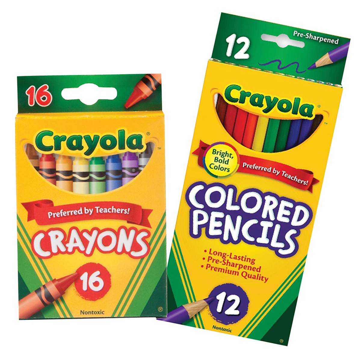 Combo Bút Màu A CRAYOLA CBA (Sáp 16 + Chì 12)