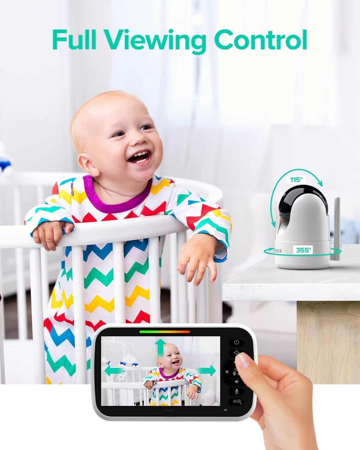 Máy báo khóc không wifi Corky baby mbk603 Baby monitor