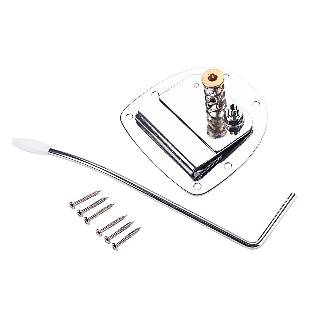 Sunnimix Đàn Guitar Tremolo Cầu Đuôi Cho Mustang/Jazz Chủ Phần Guitar