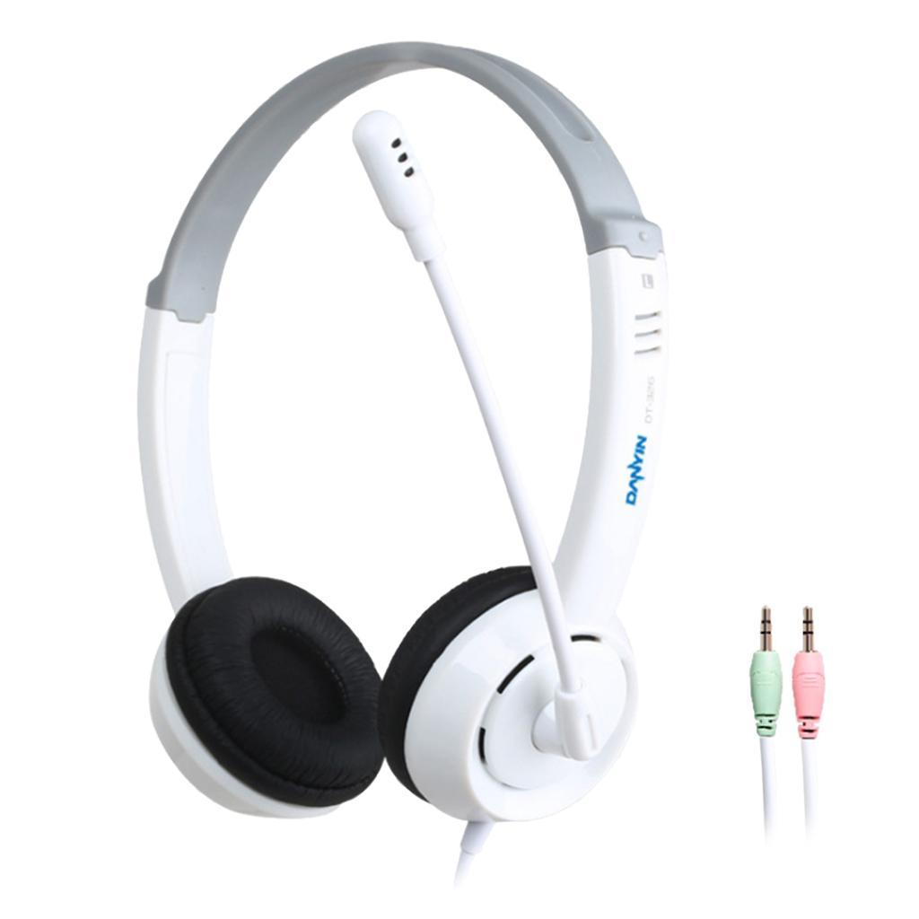 3.5mm   Children Headset Dual 3.5mm White