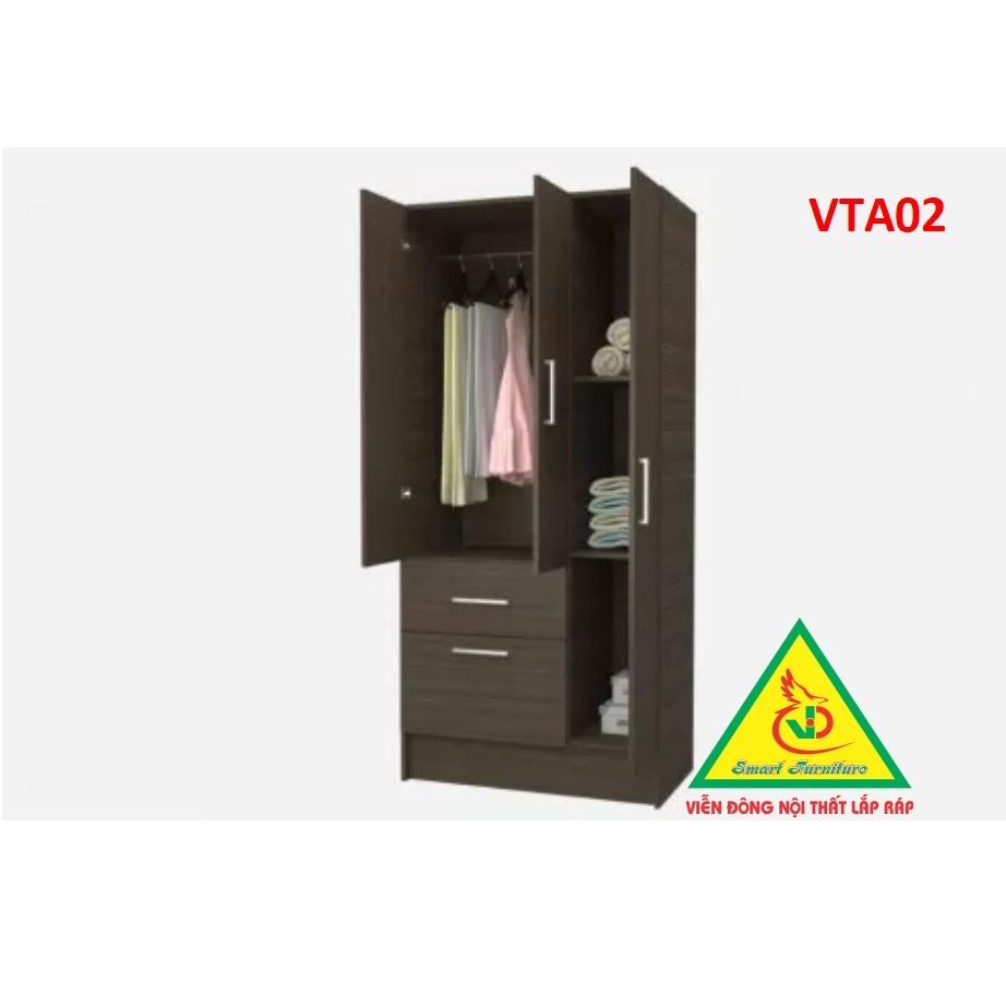 Hình ảnh Tủ quần áo thiết kệ hiện đại - Tủ quần áo gỗ MDF VTA02