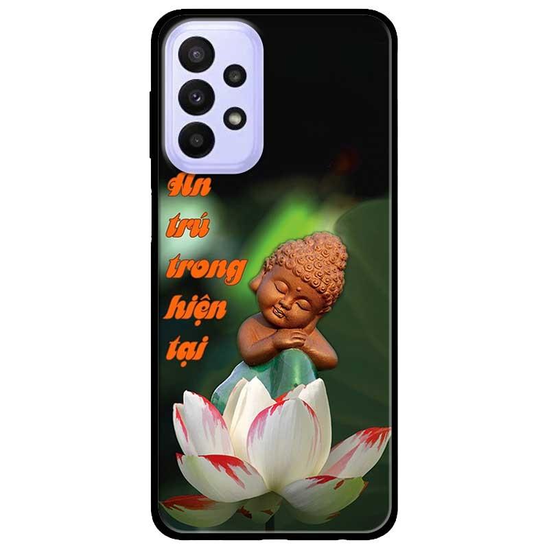 Ốp lưng dành cho Samsung A23 4G - A53 5G - A73 mẫu An Trú Sen Trắng
