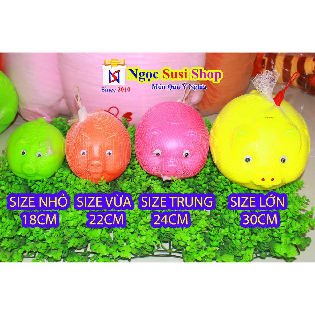 ỐNG HEO ĐẤT NHỰA TIẾT KIỆM BAO BỂ - NGẪU NHIÊN MÀU