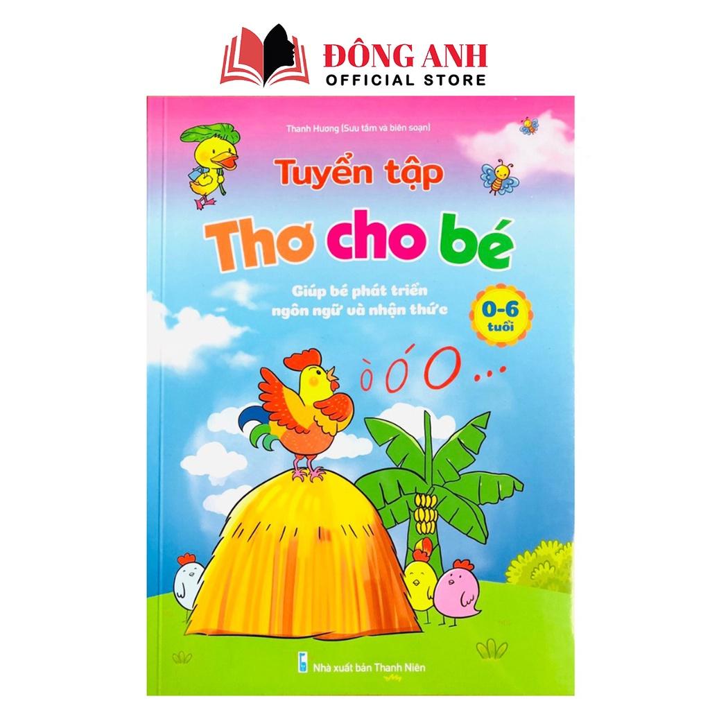 Sách - Combo 3 cuốn Tuyển tập Thơ, Đồng Dao, Truyện cho trẻ từ 0-6 tuổi giúp bé phát triển ngôn ngữ và nhận thức