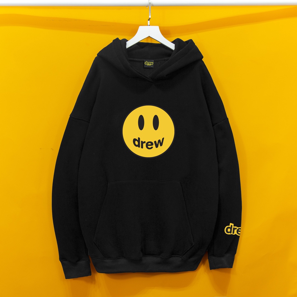 Áo Hoodie DREW Unisex Nam Nữ thu đông Nỉ Ngoại From Rộng