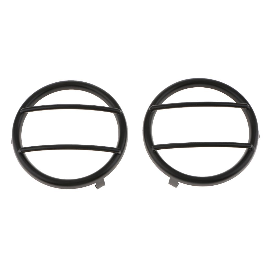 2 Pieces Black Turn Signal Light Decoration Ring For Jeep Wrangler 2007-2018