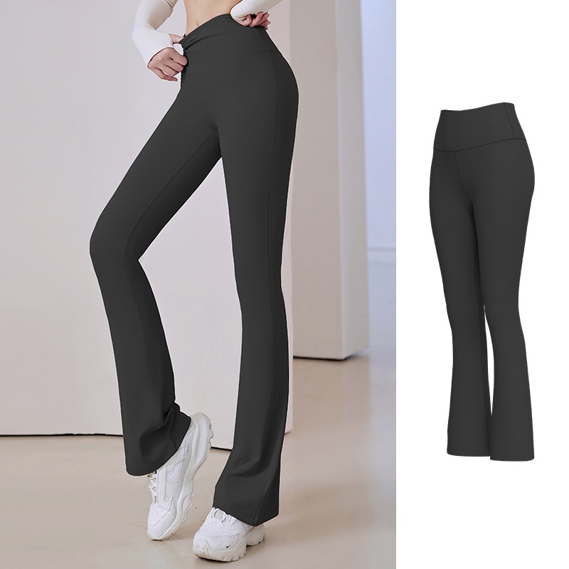 Quần ống loe nữ dáng dài, quần legging nữ kiểu ôm ống loe mặc nhà, đi chơi, đi tập đều được