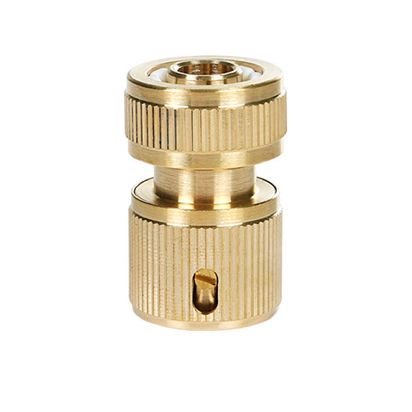 Brass Hose Nozzle Heavy Duty - High Pressure Hose Nozzle, for Garden Hose, Easy Twist Water Hose Nozzle Sprayer, Brass Nozzle Sprayer for Cars Wash