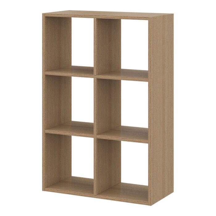 SB Furniture, Koncept, Tomo Storage Shelf C63x94, Cashew Oak Color, W63xD29xH94 cm.