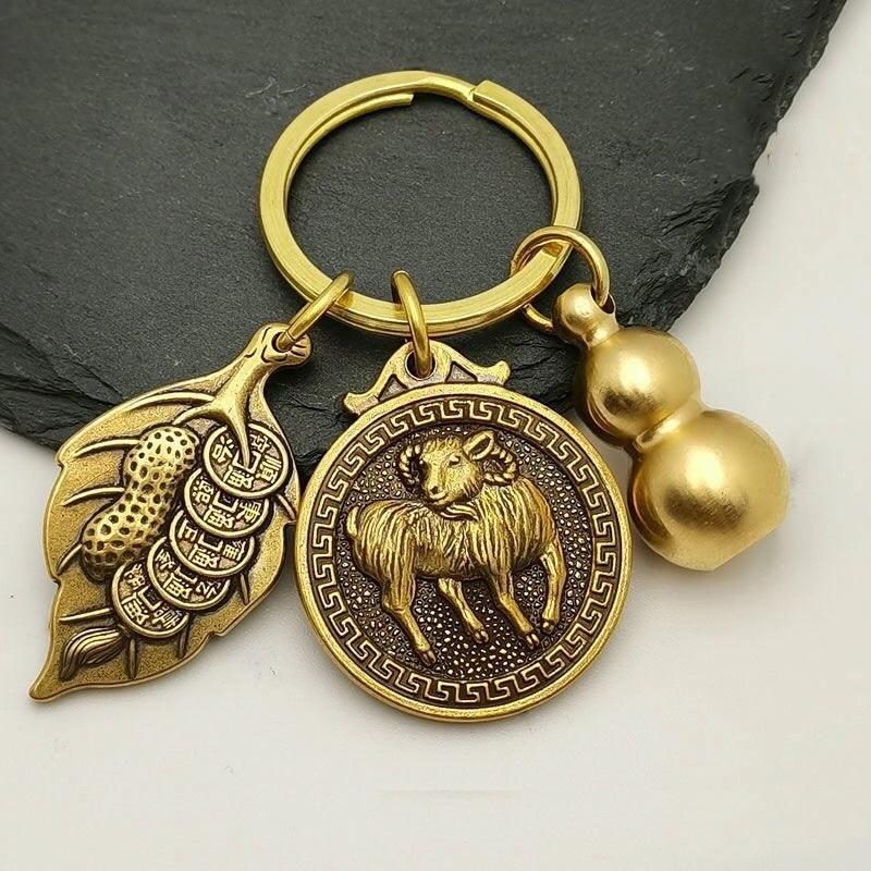Móc Khóa 12 Con Giáp Đồng Thau - AnNhien