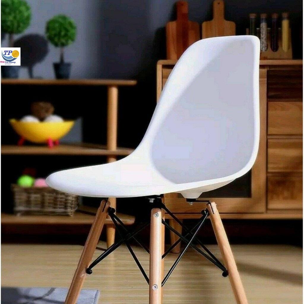 GHẾ EAMES Chân Gỗ Đan Thép Kiểu Hiện Đại Hàn Quốc
