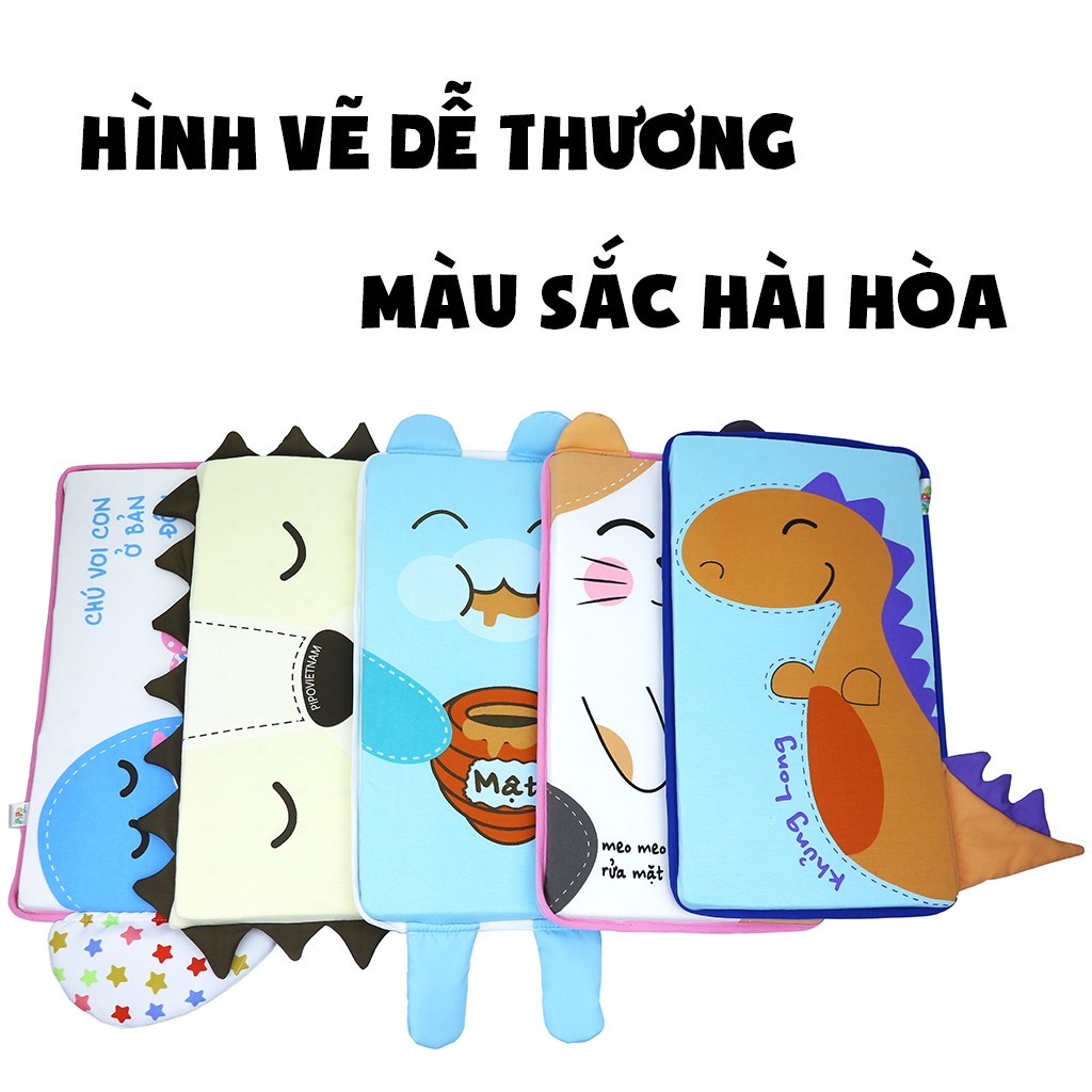 Hình ảnh Gối cao su non cho trẻ sơ sinh PiPoVietnam - Hình Khung long con