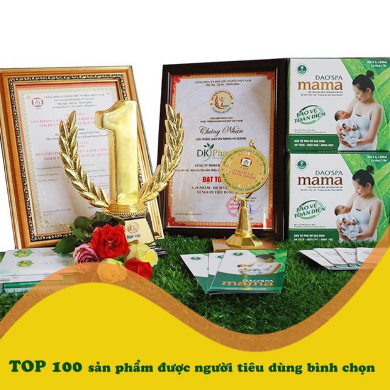 Xông tắm cho mẹ sau sinh Dao'spa mama chính gốc Dao đỏ 250ml/chai