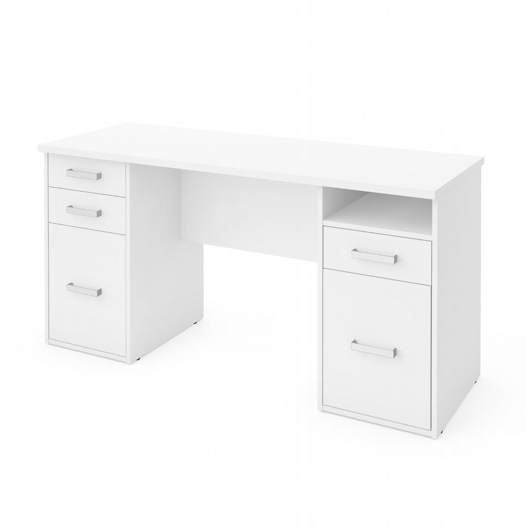 Bàn làm việc, bàn học gỗ hiện đại SMLIFE Demar | Gỗ MDF dày 17mm chống ẩm | D140xR60xC75cm