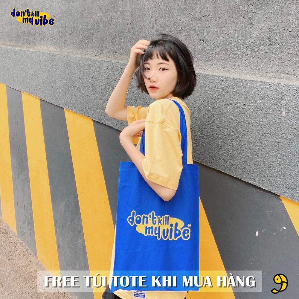  Áo thun nữ form rộng màu vàng | DKMV Yellow Friends Not Food Tee