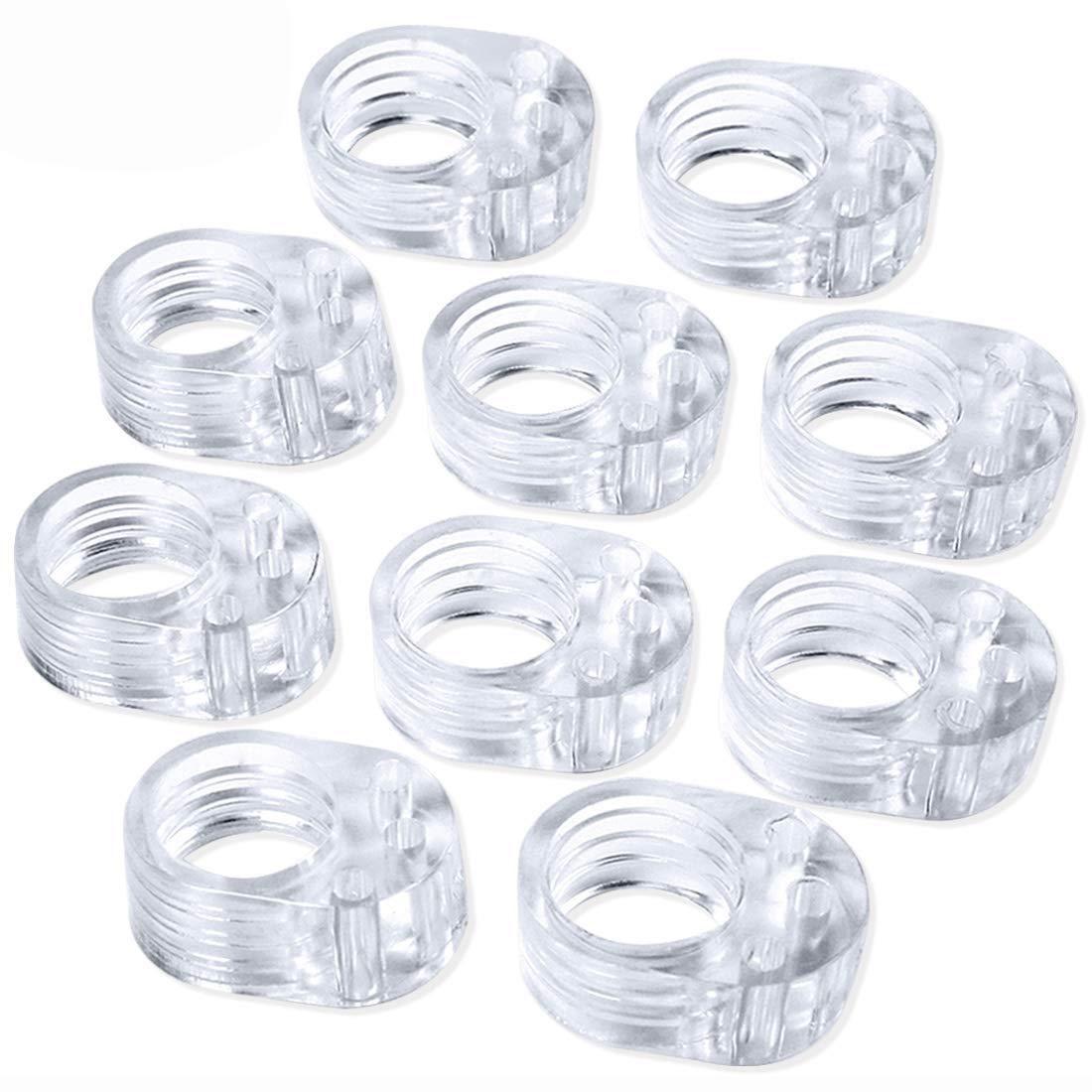 Tay cầm cửa bộ đệm -10 Đặt tay cầm cửa đóng cửa Jack bảo vệ bức tường Buffer Tap Bộ giảm chấn Cửa để bảo vệ tường và đồ nội thất trong suốt
