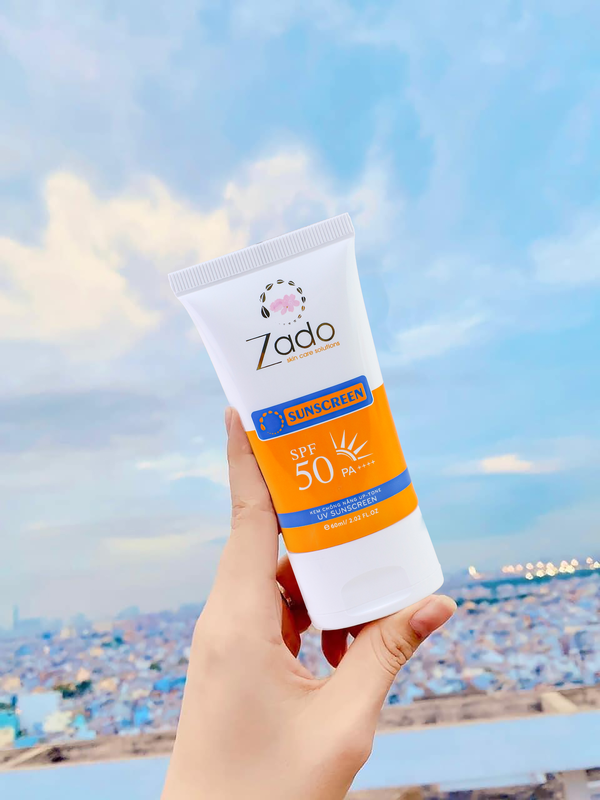 KEM CHỐNG NẮNG ZADO UP-TONE UV SUNSCREEN SPF50+/PA++++ BẬT TONE TRẮNG SÁNG