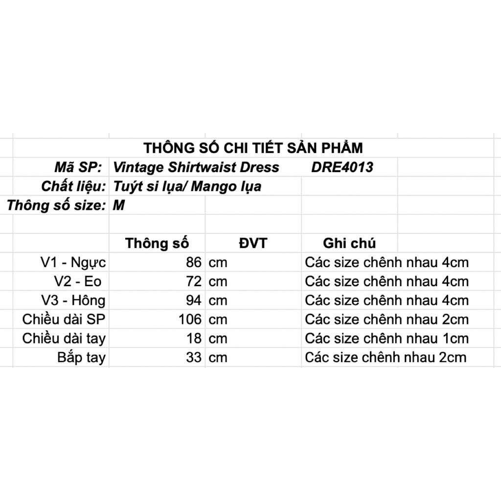 Đầm ôm dáng vintage, hoạ tiết chấm bi, chất liệu mango lụa, may hai lớp CLARA MARE Vintage Shirtwaist Dress DRE4013