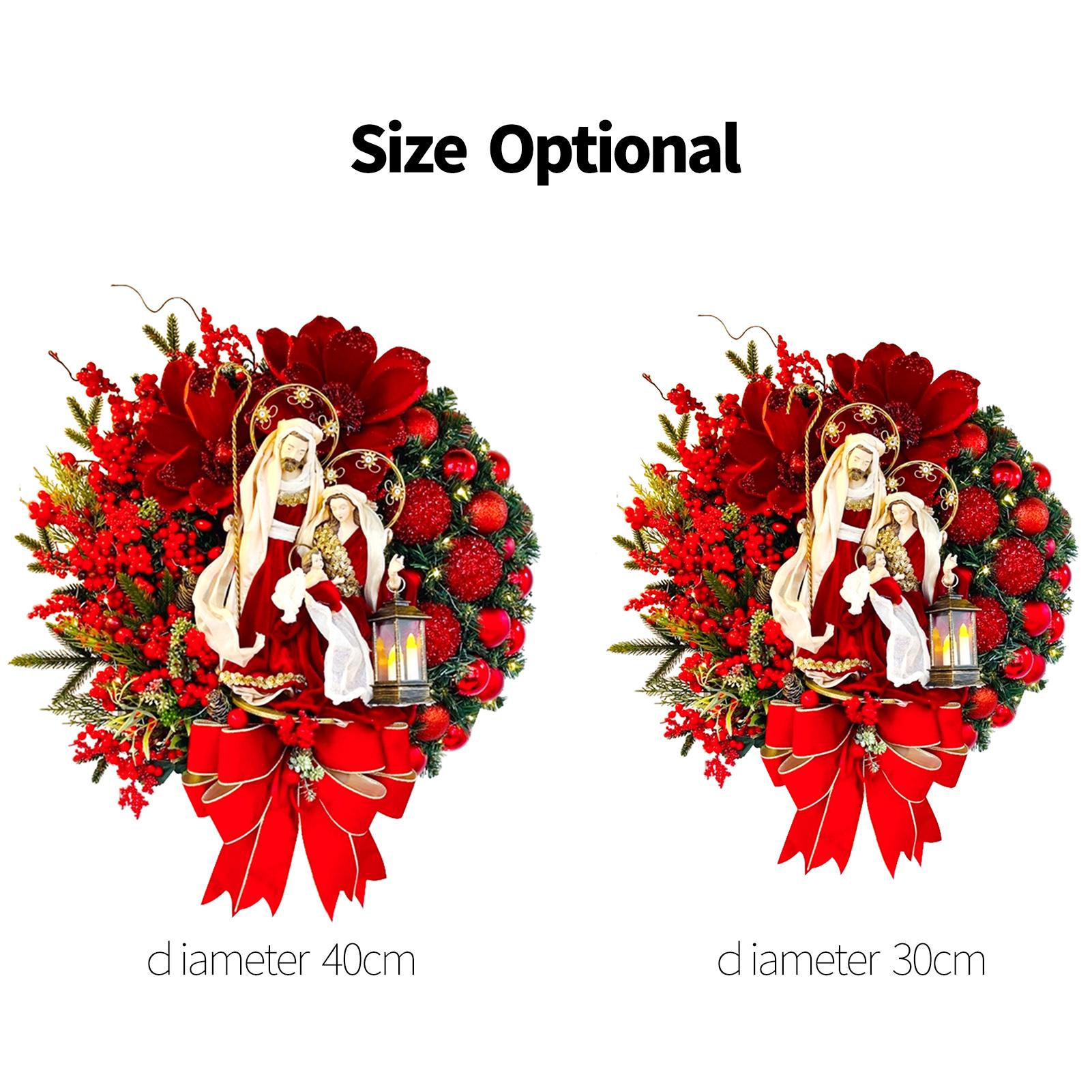 Vòng Hoa Trang Trí Cửa Giáng Sinh