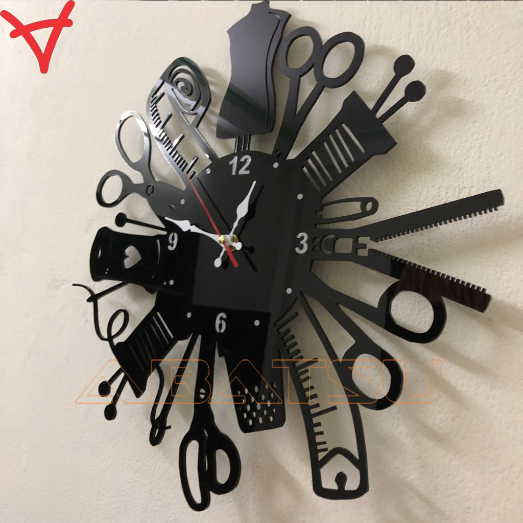 Đồng Hồ Treo Tường May Đo Đẹp Phong Cách Hiện Đại Thời Trang