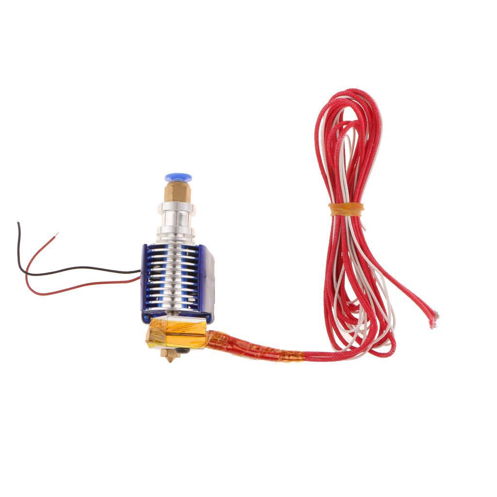 Metal V6 Hot End Hotend Extruder for 3D Printer 1.75mm Filament 0.4mm
