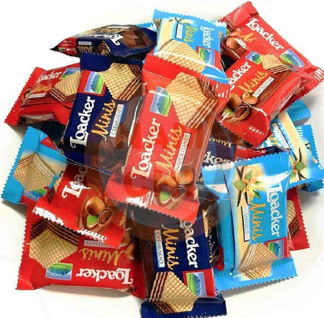 Bánh xốp Loacker nhập khẩu Ý vị bánh xốp mịn, giòn tan, thơm và cung cấp nguồn năng lượng cho cơ thể - Nhiều vị, nhiều size - QuaTangMe Extaste
