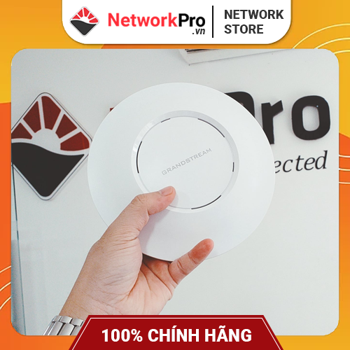 Bộ Phát WiFi Grandstream GWN7605 (Hàng Chính Hãng) - Hỗ Trợ 100+ User, Chuẩn AC MU-MIMO 1167Mbps (Không Kèm Nguồn)