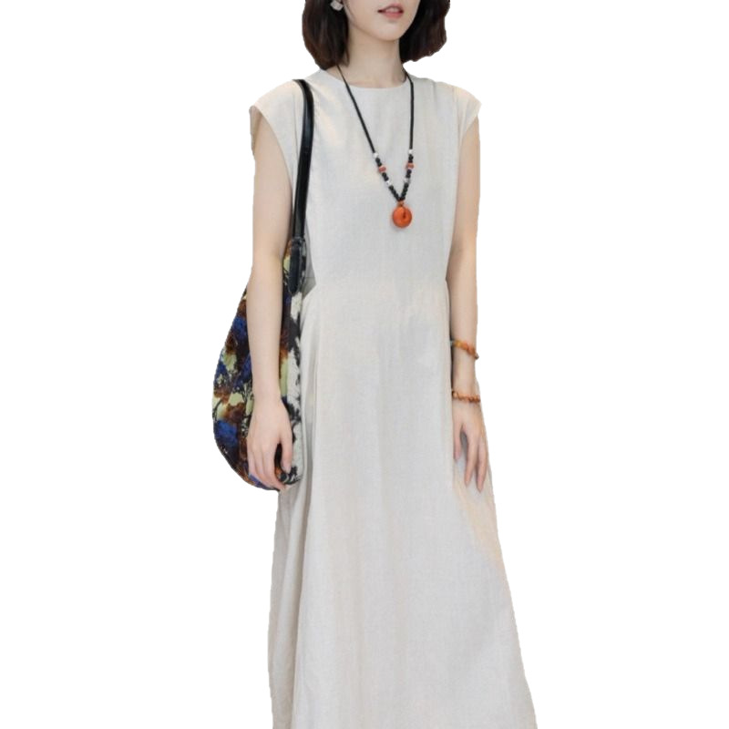 Áo sơ mi váy dáng dài, chất liệu đũi mềm mịn, form dài rộng kiểu Hàn Quốc, áo váy nữ, NeSa Shop AT15