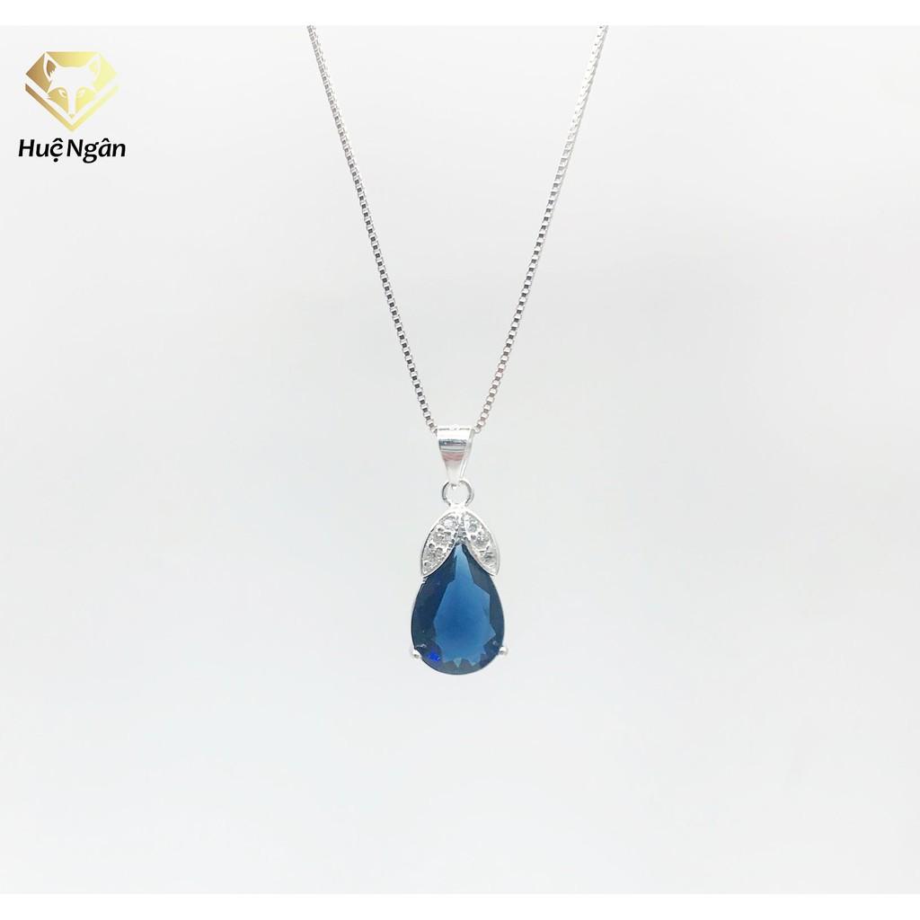Dây chuyền bạc Ý 925 Huệ Ngân -Giọt sương long lanh PP0575