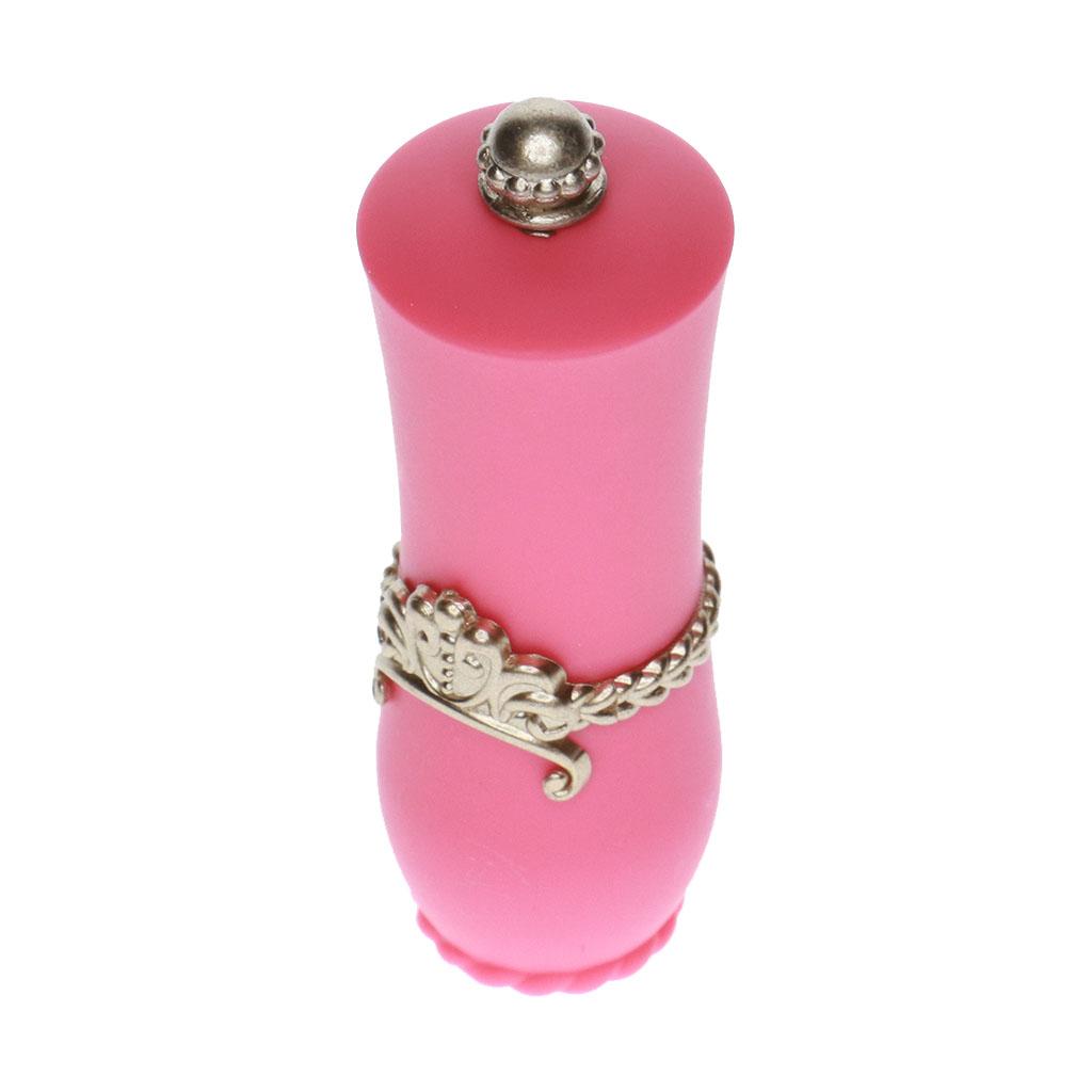 Lipstick Shaped Needles Pin Cushion Holder with 5pcs Sewing Needles