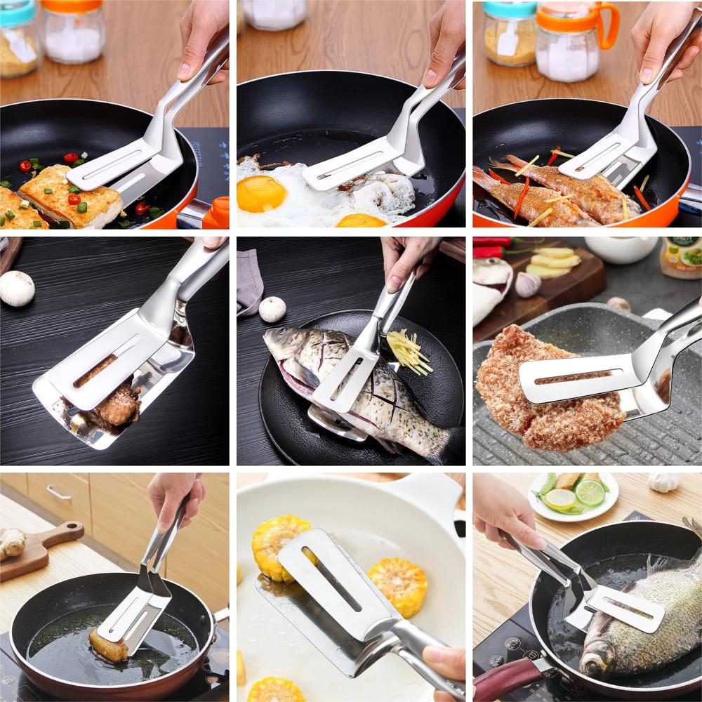 Kẹp Gắp Thức Ăn Bằng Thép Không Gỉ Tiện Dụng