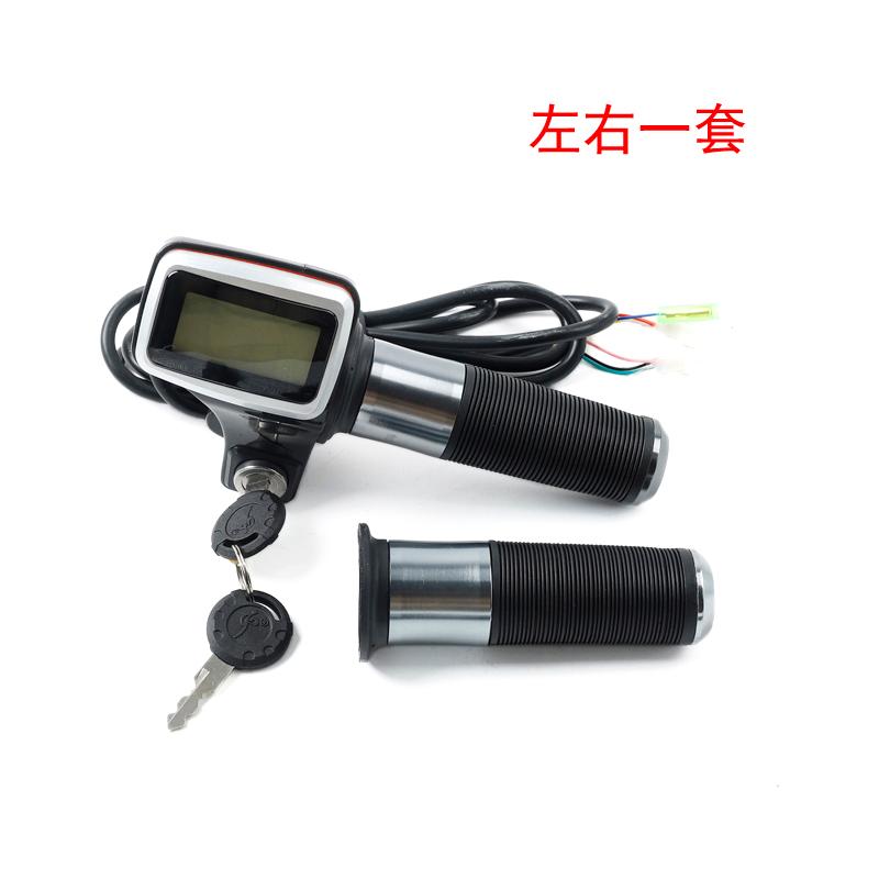 60V Tay Cầm Xoay LCD Công Tắc Hiển Thị Sạc Điều Khiển Tốc Độ 3 Công Tắc Tốc Độ Citycoco Ván Trượt Tái Trang Bị Phụ Kiện Color: 1 Set B