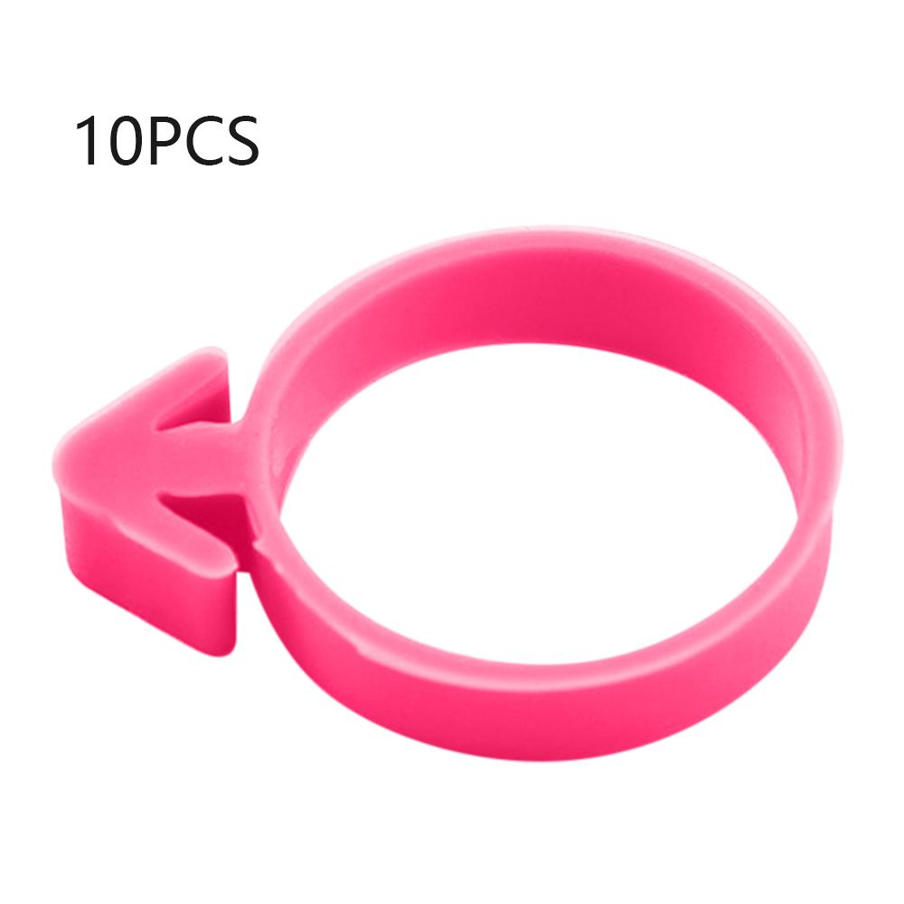 Set 10/ 20 Dây Buộc Túi Trang Trí Bằng Silicon Có Thể Tái Sử Dụng, Phụ Kiện Làm Bánh