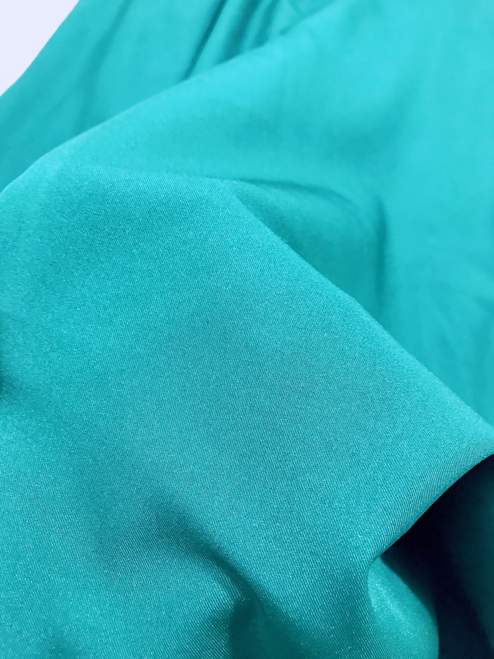 Đầm maxi lụa xòe cổ v tay phồng màu xanh phong cách vintage - VN491901