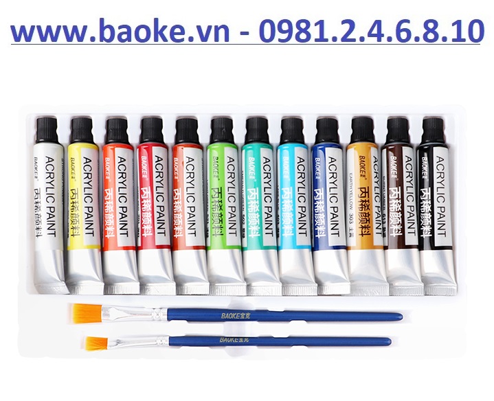 Màu nước Acrylic Baoke WP 801