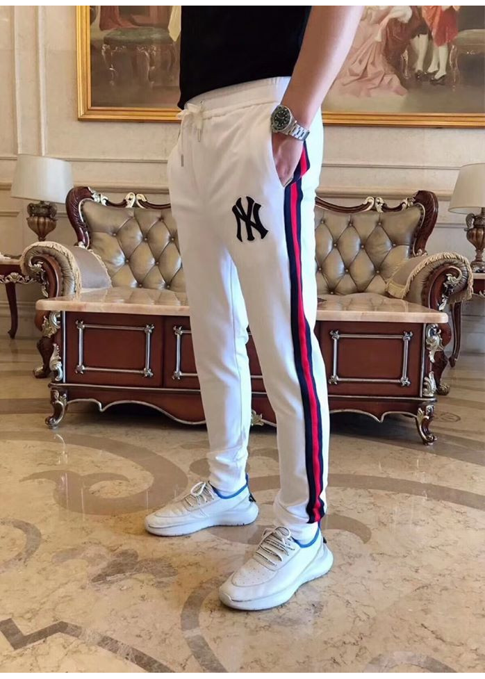 Quần Jogger Nam NY thể thao ống bo sang trọng kiểu đường viền bên hông khỏe khoắn chất liệu thun cotton cao cấp co giãn